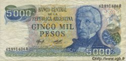 5000 Pesos ARGENTINIEN  1977 P.305a SS