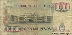 100000 Pesos ARGENTINA  1976 P.308a VG