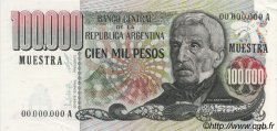 100000 Pesos Spécimen ARGENTINA  1976 P.308as AU