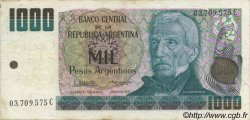 1000 Pesos Argentinos ARGENTINA  1983 P.317a MBC+
