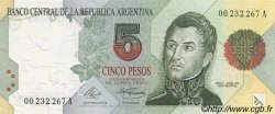 5 Pesos ARGENTINA  1992 P.341a UNC