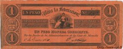 1 Peso ARGENTINA  1841 PS.0377c MBC