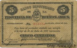 5 Centavos ARGENTINA  1891 PS.0611 BB