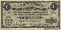 1 Peso ARGENTINA  1891 PS.0615 SPL