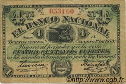 4 Centavos Fuertes ARGENTINE  1873 PS.0641a
