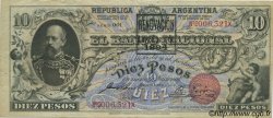 10 Pesos ARGENTINA  1894 PS.1094d MBC+