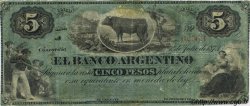 5 Pesos ARGENTINE  1873 PS.1460