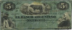 5 Pesos ARGENTINA  1873 PS.1460