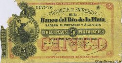5 Pesos plata Boliviana ARGENTINA  1868 PS.1837b F