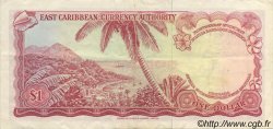 1 Dollar EAST CARIBBEAN STATES  1965 P.13d XF