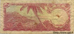 1 Dollar EAST CARIBBEAN STATES  1965 P.13d B a MB