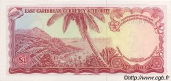 1 Dollar EAST CARIBBEAN STATES  1965 P.13d FDC