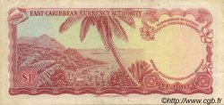 1 Dollar CARAÏBES  1965 P.13f TTB+