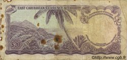 20 Dollars EAST CARIBBEAN STATES  1965 P.15e fS