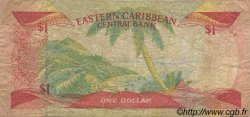 1 Dollar EAST CARIBBEAN STATES  1985 P.17l SGE