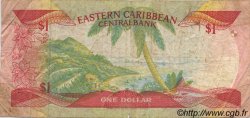 1 Dollar EAST CARIBBEAN STATES  1985 P.17m MB