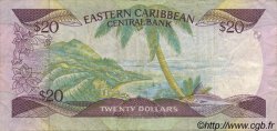20 Dollars CARIBBEAN   1987 P.19a VF-