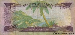20 Dollars EAST CARIBBEAN STATES  1987 P.19l F