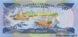 10 Dollars EAST CARIBBEAN STATES  1985 P.23a2 ST