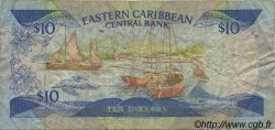 10 Dollars EAST CARIBBEAN STATES  1985 P.23v1 G