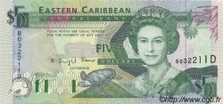5 Dollars EAST CARIBBEAN STATES  1993 P.26d UNC