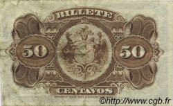 50 Centavos CHILE  1891 P.010a VF+