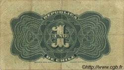 1 Peso CILE  1919 P.015b BB