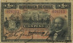 1 Peso CHILE  1919 P.015b F