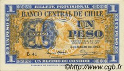 1 Peso - 1/10 Condor CHILI  1943 P.090b NEUF