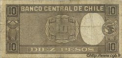 10 Pesos - 1 Condor CHILE  1935 P.092d G
