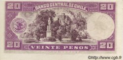 20 Pesos - 2 Condores CILE  1947 P.093b q.FDC