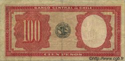 100 Pesos - 10 Condores CHILE  1946 P.105 F