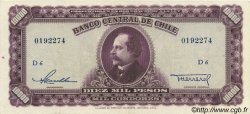 10000 Pesos - 1000 Condores CHILE  1947 P.118 XF+