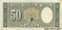 50 Pesos - 5 Condores CHILE  1958 P.121a XF