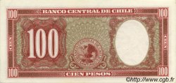 100 Pesos - 10 Condores CHILI  1958 P.122 SPL