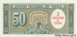 5 Centesimos sur 50 Pesos CHILE
  1960 P.126a fST+