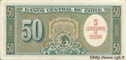 5 Centesimos sur 50 Pesos CHILE
  1960 P.126b ST
