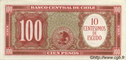 10 Centesimos sur 100 Pesos CHILE
  1960 P.127 VZ
