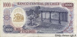 1000 Escudos CHILE  1971 P.146 VF