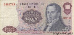 100 Pesos CHILI  1976 P.152a TTB
