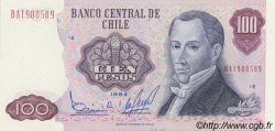 100 Pesos CILE  1984 P.152b FDC
