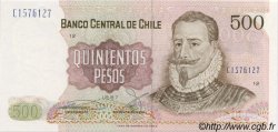 500 Pesos CILE  1987 P.153b FDC