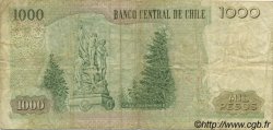 1000 Pesos CHILE  1986 P.154b F