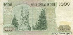 1000 Pesos CHILE  1989 P.154c VF-