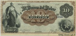 10 Pesos Non émis CHILE  1876 PS.363r UNC-