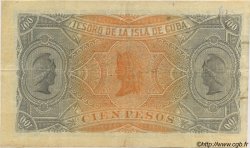 100 Pesos CUBA  1891 P.043 VF