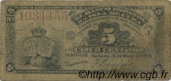 5 Centavos CUBA  1896 P.045a MB