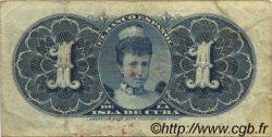 1 Peso CUBA  1896 P.047b VF