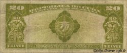 20 Pesos CUBA  1938 P.072d BC