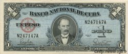 1 Peso CUBA  1960 P.077b SPL+